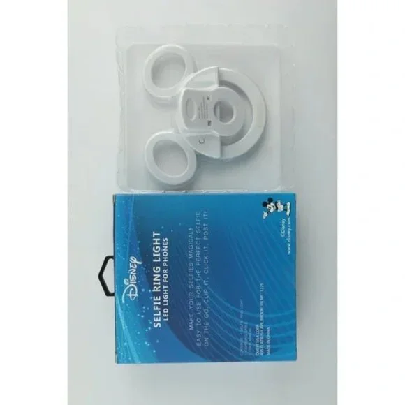 New in box Disney Mickey Selfie Ring Adjustable Light White - Picture 4 of 5